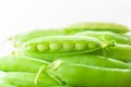 Peas in a Pod . object isolated on a white background Royalty Free Stock Photo