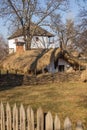 Peasant house in Village Museum, Bucharest Royalty Free Stock Photo