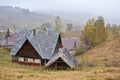 Peasant houses Royalty Free Stock Photo