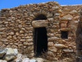 Peasant houses made of stone in Sicily Italy Royalty Free Stock Photo