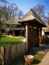 The peasant wood gate - farm house