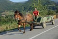 Young countryman from mountain village in Romania