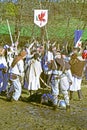 Peasants' revolt a. d. 1573. , reenactment of the final battle, 7, Donja Stubica, Croatia, 2016.