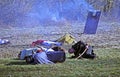 Peasants' revolt a.d. 1573., reenactment of the final battle, 20, Stubica, Croatia, 2016.