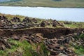 Peat blocks Royalty Free Stock Photo