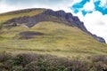 Peat cutting between Benbulbin and Benwiskin in County Sligo - Donegal Royalty Free Stock Photo