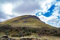 Peat cutting between Benbulbin and Benwiskin in County Sligo - Donegal Royalty Free Stock Photo