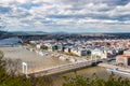 Peautiful panorama of Budapest city