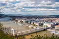 Peautiful panorama of Budapest city