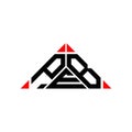 PEB letter logo creative design with vector graphic, PEB
