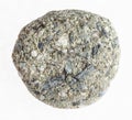 pebble from arkose sandstone on white Royalty Free Stock Photo