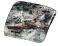 Pebble of astrophyllite macro isolated