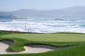 Pebble Beach Golf course Royalty Free Stock Photo