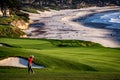 Pebble Beach golf course, Monterey, California