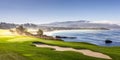 Pebble Beach golf course, Monterey, California, usa Royalty Free Stock Photo