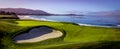 Pebble Beach golf course, Monterey, California, usa Royalty Free Stock Photo