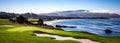 Pebble Beach golf course, Monterey, California, usa Royalty Free Stock Photo