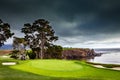 Pebble Beach golf course, Monterey, California, usa Royalty Free Stock Photo