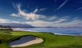 Pebble Beach golf course, Monterey, California, USA Royalty Free Stock Photo