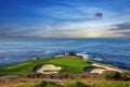 Pebble Beach golf course, Monterey, California, USA Royalty Free Stock Photo