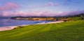 Pebble Beach golf course, Monterey, California, USA Royalty Free Stock Photo