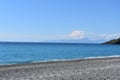 Pebble beach in Scalea, Calabria