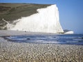 Pebble beach sussex coast england