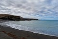 Pebble and black sand beach in Ajuy, Fuerteventura, Spain Royalty Free Stock Photo