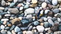 Pebble close up texture stones beach Royalty Free Stock Photo