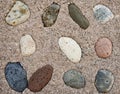 Pebble dashed wall Royalty Free Stock Photo