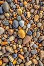 Pebbles-Embedded Stone Texture as a Background Royalty Free Stock Photo