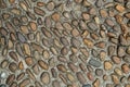 Pebble or gravel stone texture floor background Royalty Free Stock Photo