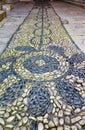 The pebble path in Harem of Topkapi Palace, Istanbul