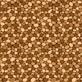 Pebble seamless pattern set vector illustration. Stone repeat texture in a different colors. sandstone pavement, shingle Royalty Free Stock Photo