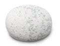 Pebble. Smooth gray sea stone isolated on white background with shadows clipping path for isolation without shadows on white Royalty Free Stock Photo