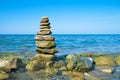 Pebble stack Royalty Free Stock Photo