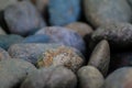 Pebble stone background Royalty Free Stock Photo