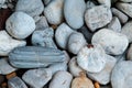 Pebble stone background Royalty Free Stock Photo