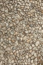 Pebble stone floor tile seamless background. Cement mixed gravel pebble stone floor texture. Royalty Free Stock Photo