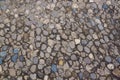 The pebble stone floors, background textures Royalty Free Stock Photo