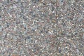 Pebble stone plates in cement on a sideway Royalty Free Stock Photo