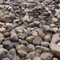 Pebble stone texture background Royalty Free Stock Photo