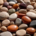 Pebble stones pattern background abstract wallpaper Royalty Free Stock Photo