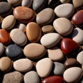 Pebble stones pattern background abstract wallpaper Royalty Free Stock Photo