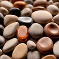 Pebble stones pattern background abstract wallpaper Royalty Free Stock Photo