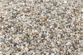 Pebble texture. A large pile of stones. Background. Space for text Royalty Free Stock Photo