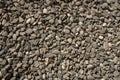 Pebble texture small pebbles. gravel, building material or trash