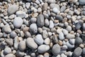 Pebbles backgrund from alabaster coast of Normandy