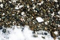 Pebbles at the beach Royalty Free Stock Photo