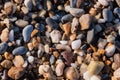 Pebbles on the beach. Can be used as a pattern in graphic work.